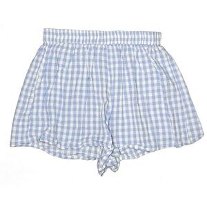 ASOS Blue and White Checkered Women Shorts